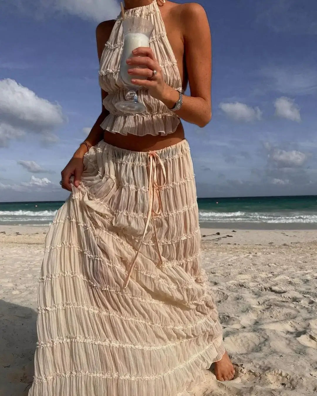Bohemian Ruffle Set | Beatrice