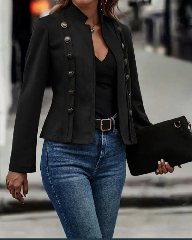 Women Elegant Military-Inspired Jacket | Solange