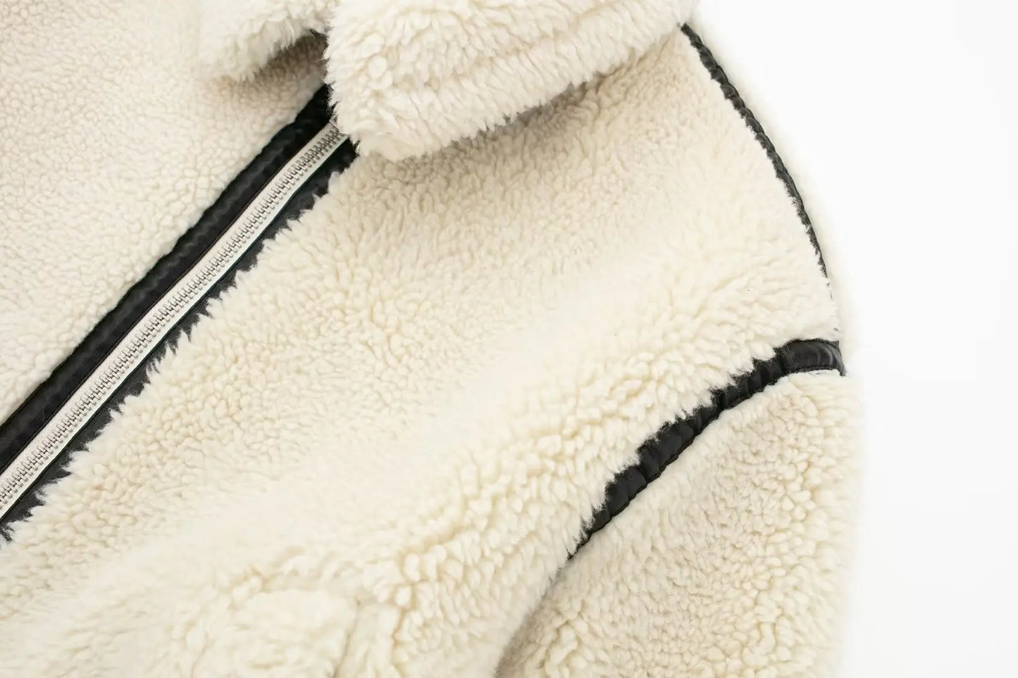 Women Oversized Sherpa Jacket | Sophia