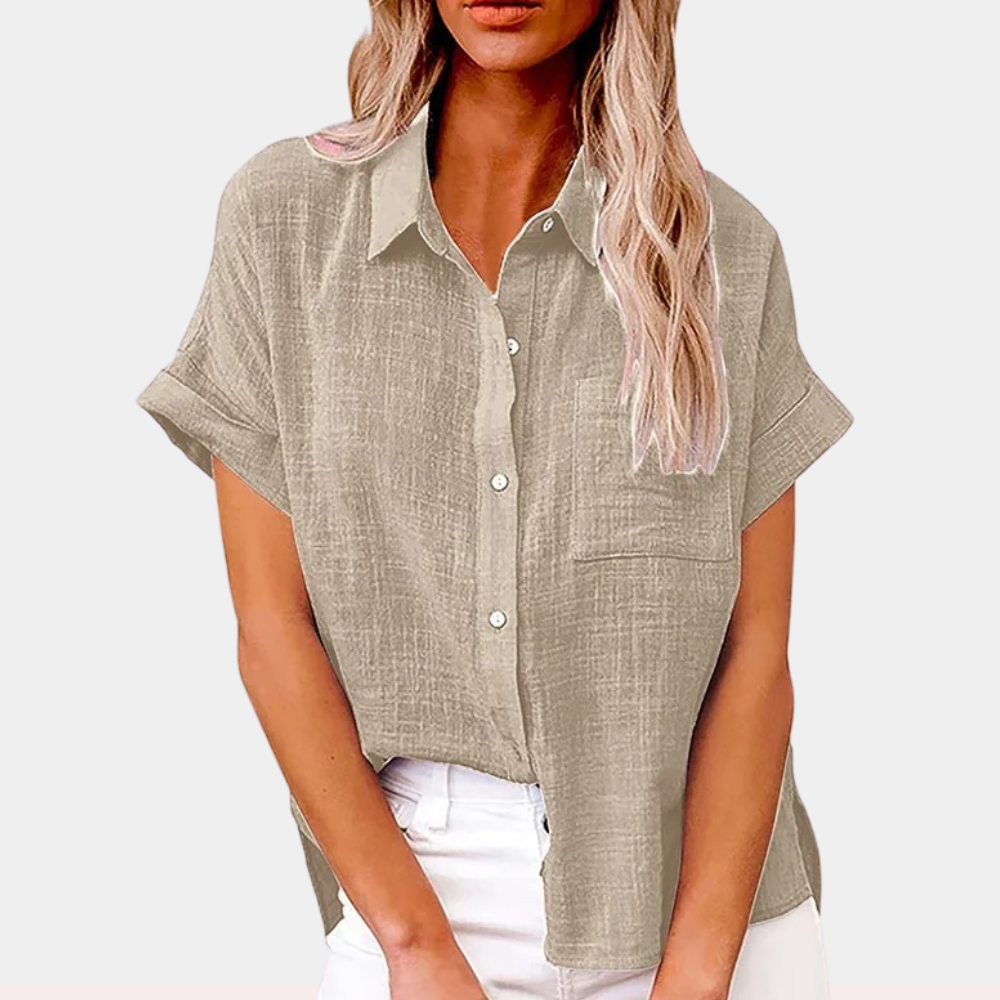 Women Stylish Button-Up Shirt | Elodie