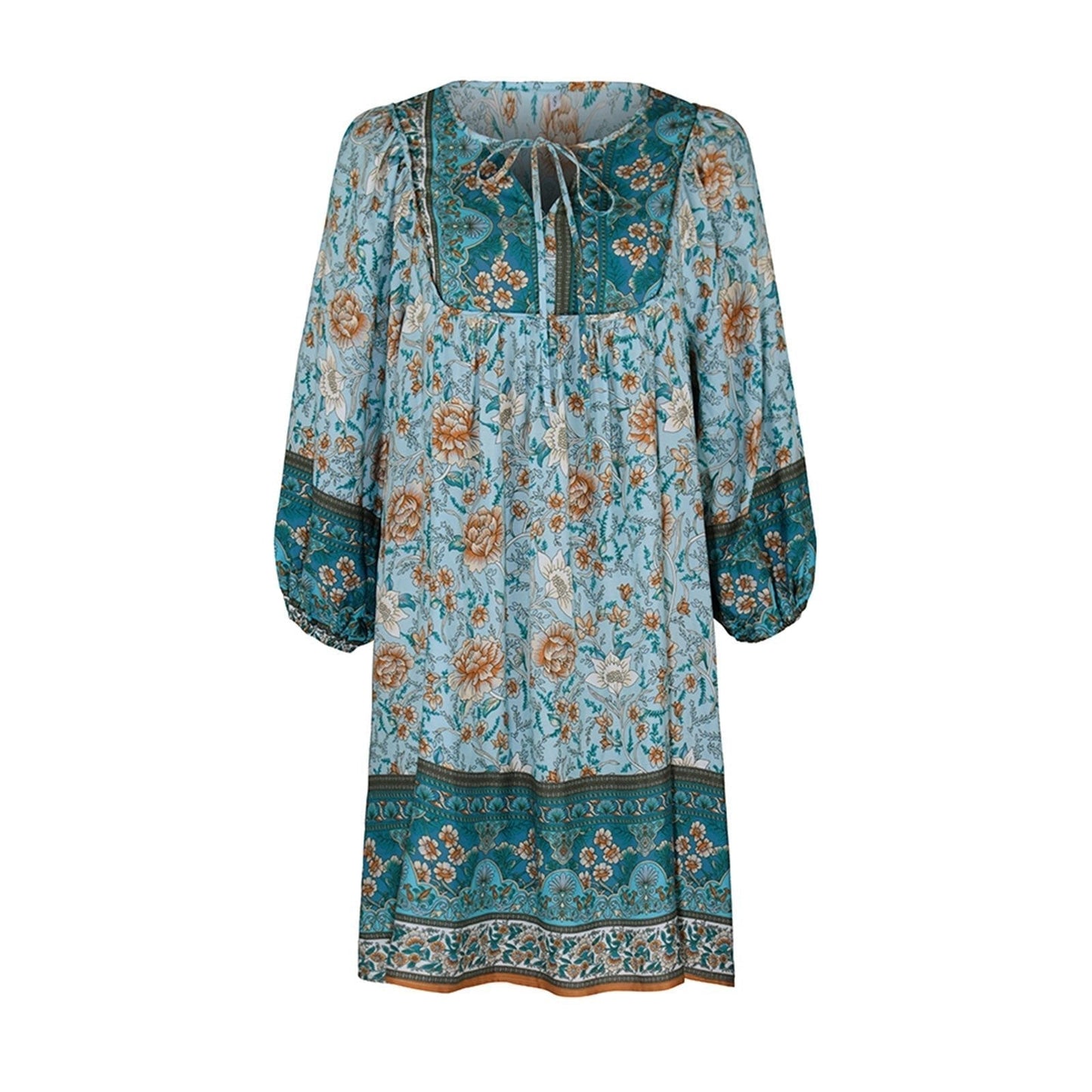 Women Boho Floral Print Dress | Maude