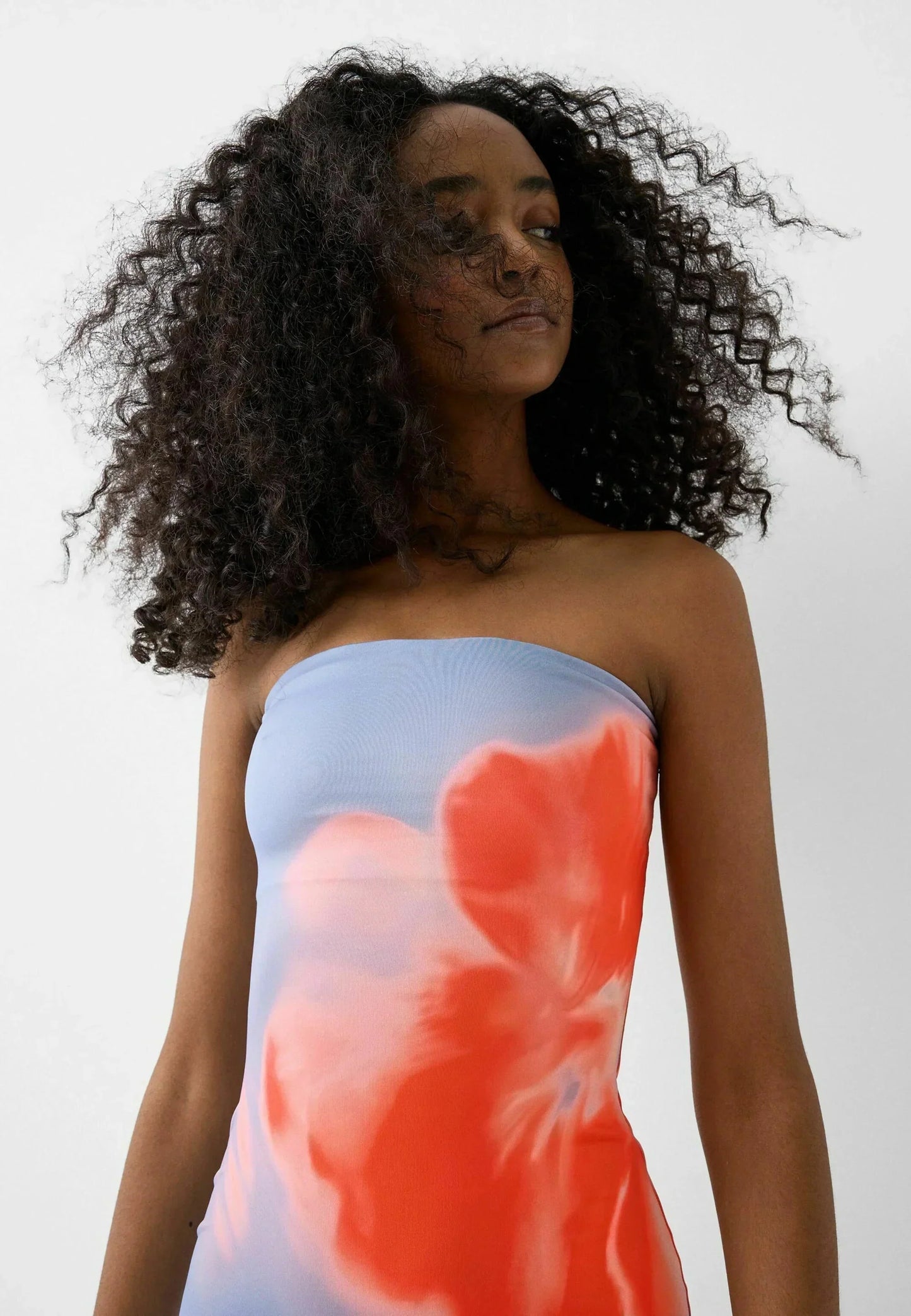 Women Strapless Printed Maxi Dress | Janaya
