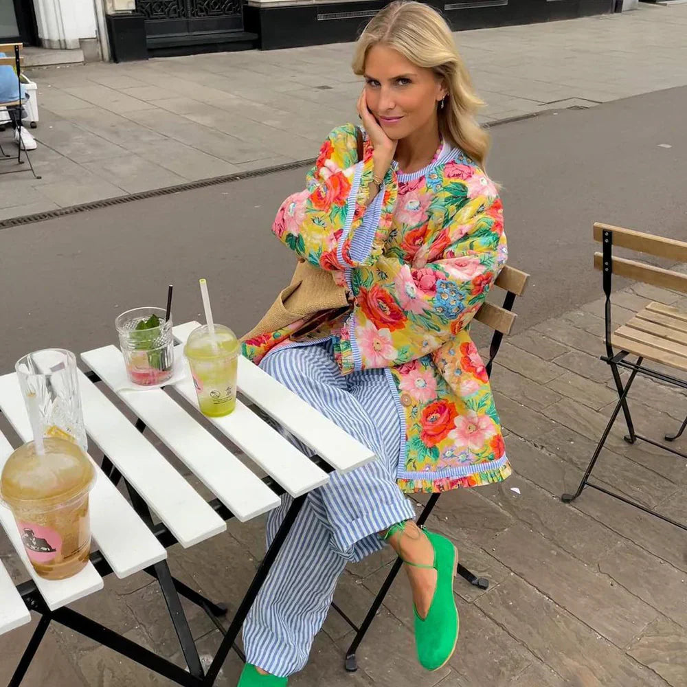 Women Floral Kimono Jacket | Fiona