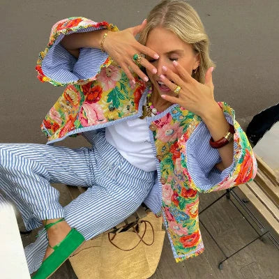 Women Floral Kimono Jacket | Fiona
