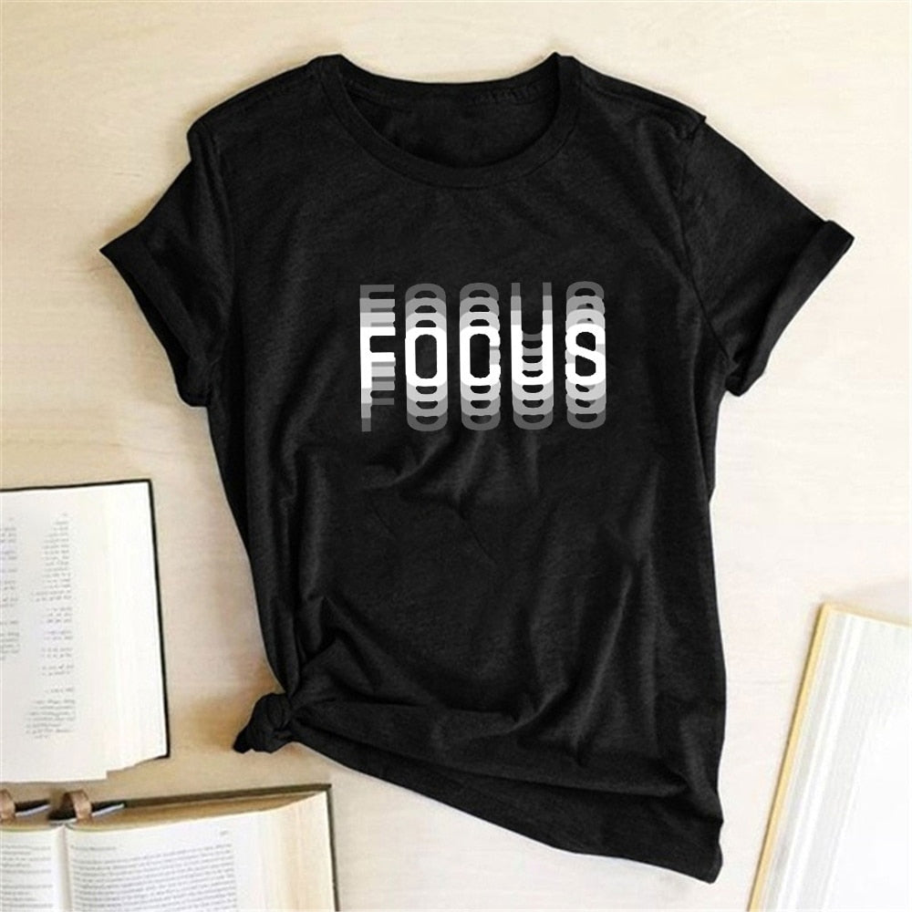 Women Focus Graphic Print T-Shirts | Leanne