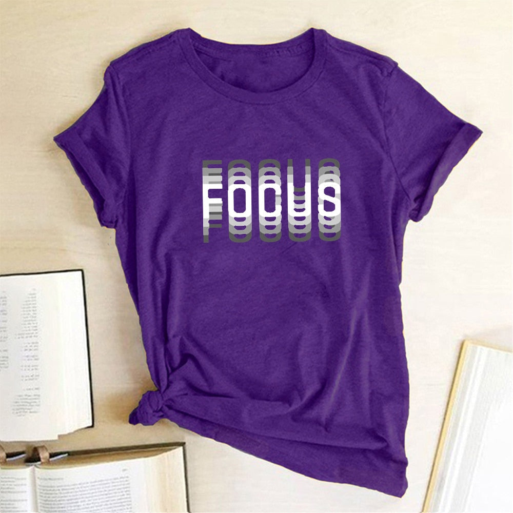 Women Focus Graphic Print T-Shirts | Leanne