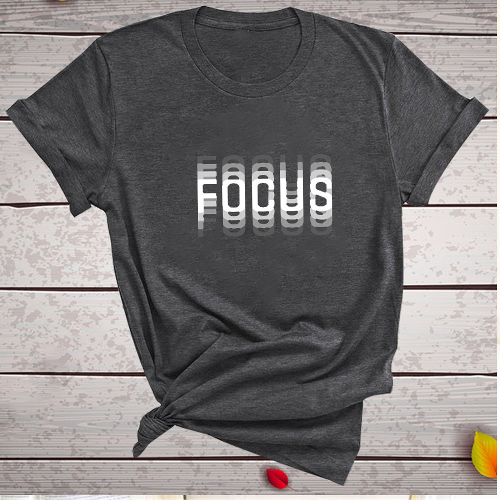 Women Focus Graphic Print T-Shirts | Leanne