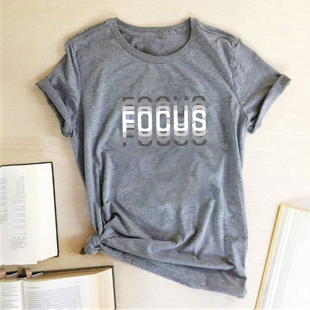 Women Focus Graphic Print T-Shirts | Leanne