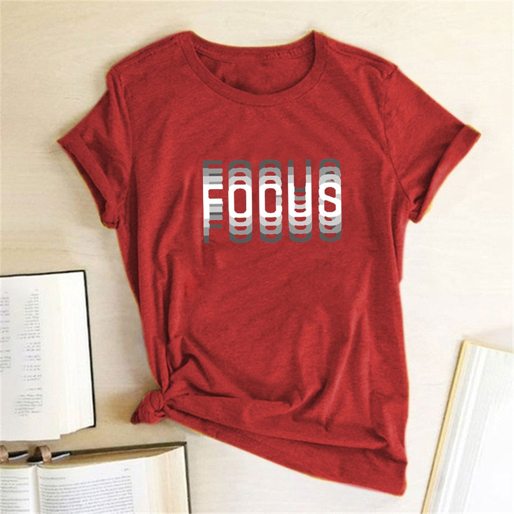 Women Focus Graphic Print T-Shirts | Leanne