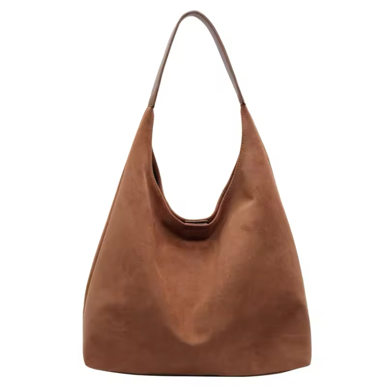 Women Minimalist Suede Tote Bag | Mila