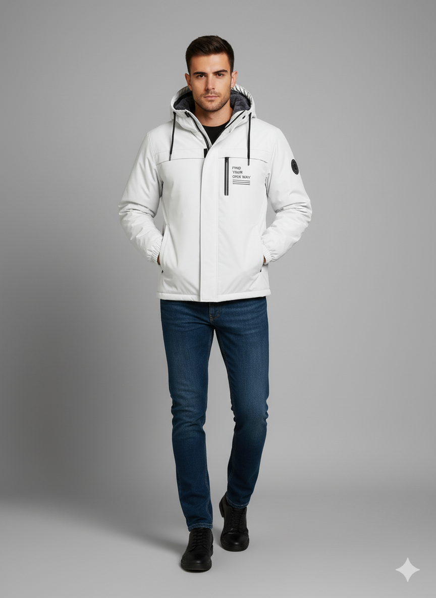 Men Insulated Hooded Winter Jacket | Philip