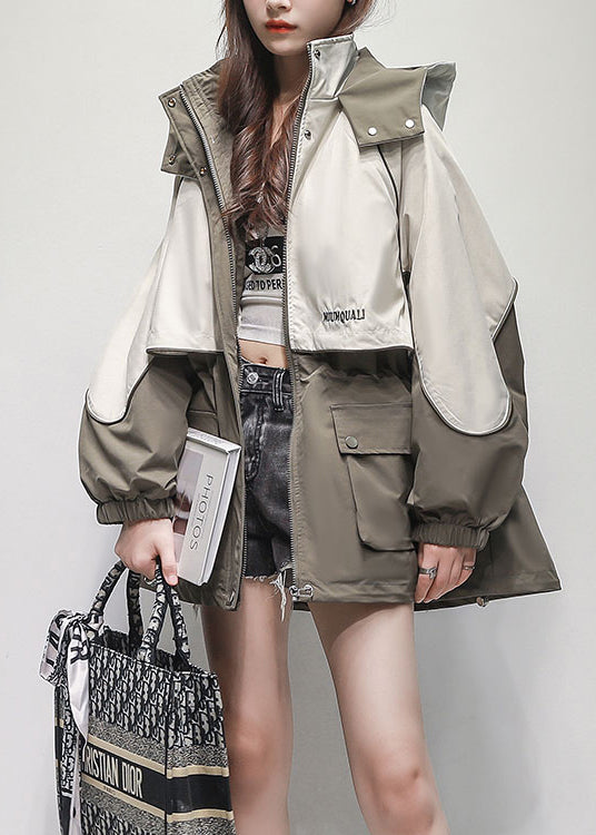 Women Two-Tone Oversized Utility Jacket | Chiaki