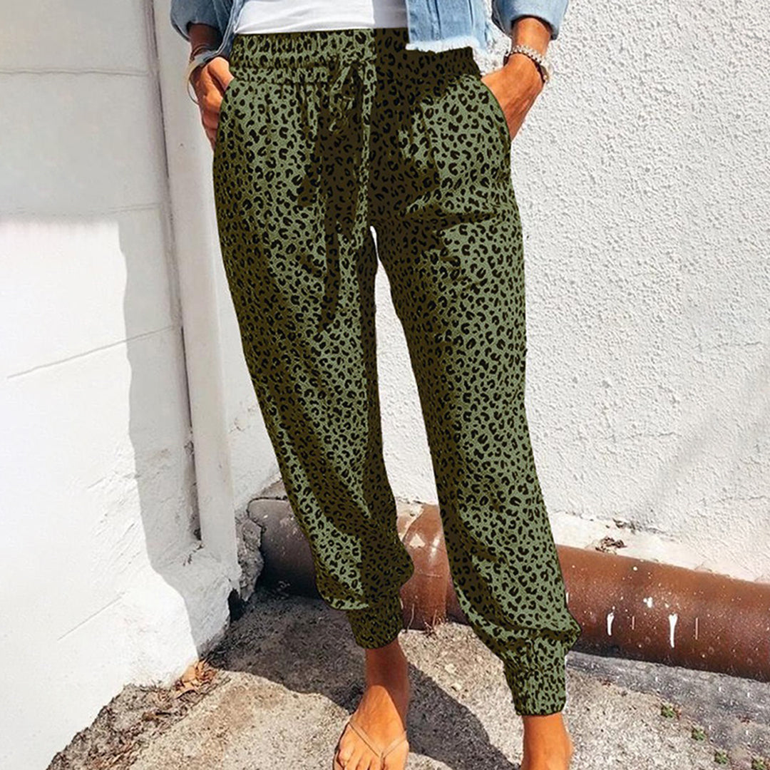 Talia | Comfy Leopard Print Trouser for Women