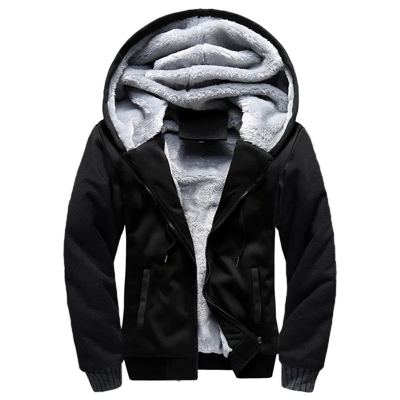 Men Fleece-Lined Winter Hoodie | Jack