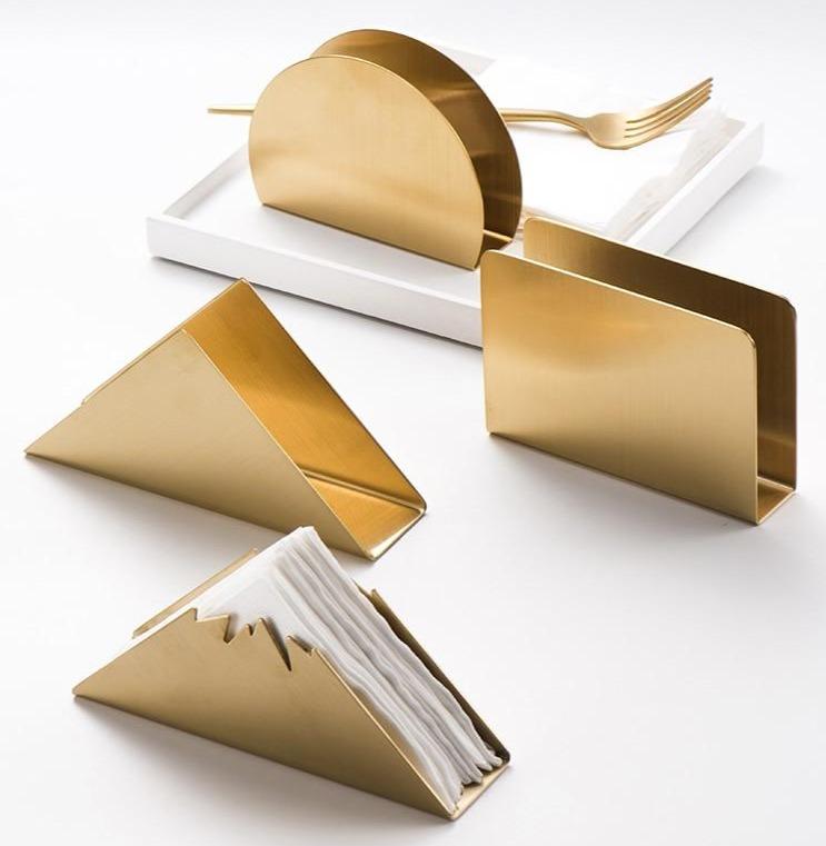 Stainless Steel Napkin Holder – Modern Countertop Organizer