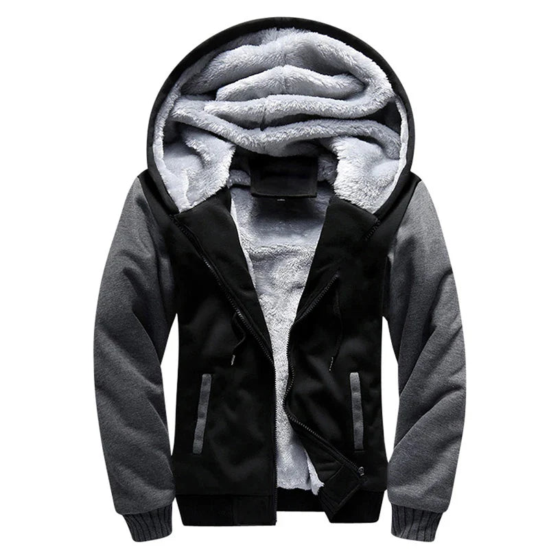 Men Fleece-Lined Winter Hoodie | Jack
