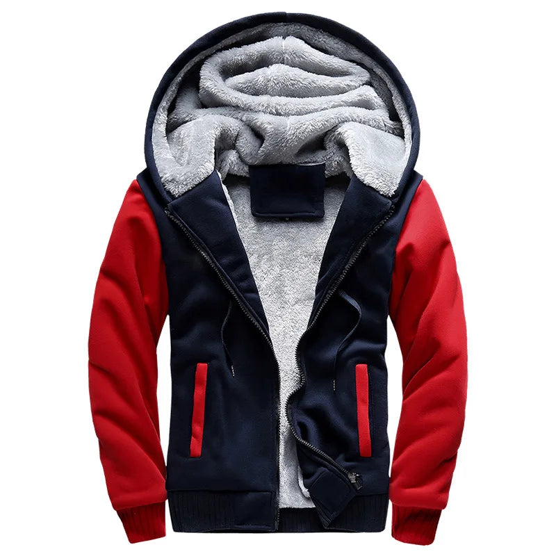 Men Fleece-Lined Winter Hoodie | Jack
