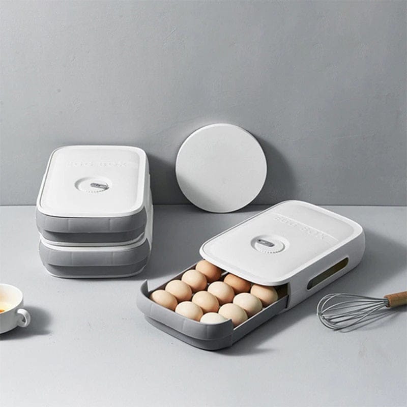 Stackable Egg Storage Drawer with Ventilation