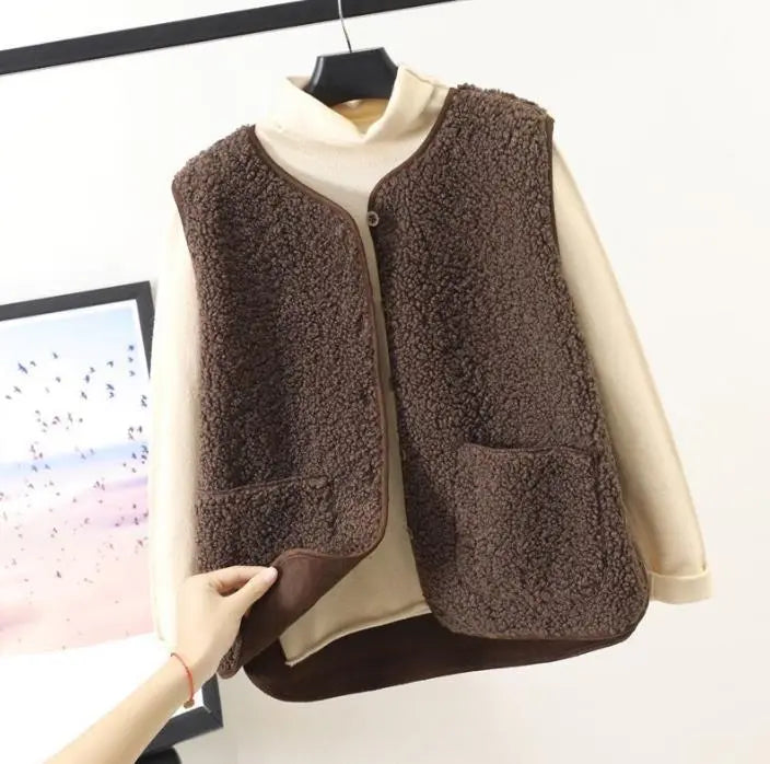 Women Reversible Fleece Vest | Dione