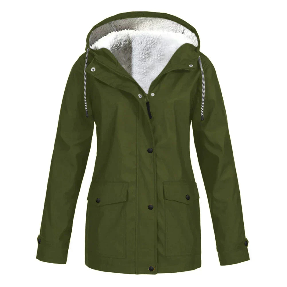 Women Waterproof Hooded Parka | Elisia