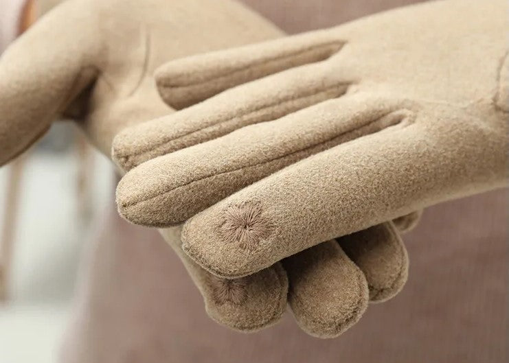Women Elegant Chain-Detail Gloves | Mila