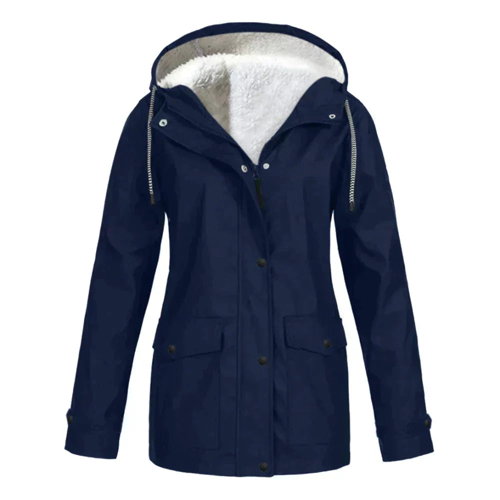 Women Waterproof Hooded Parka | Elisia