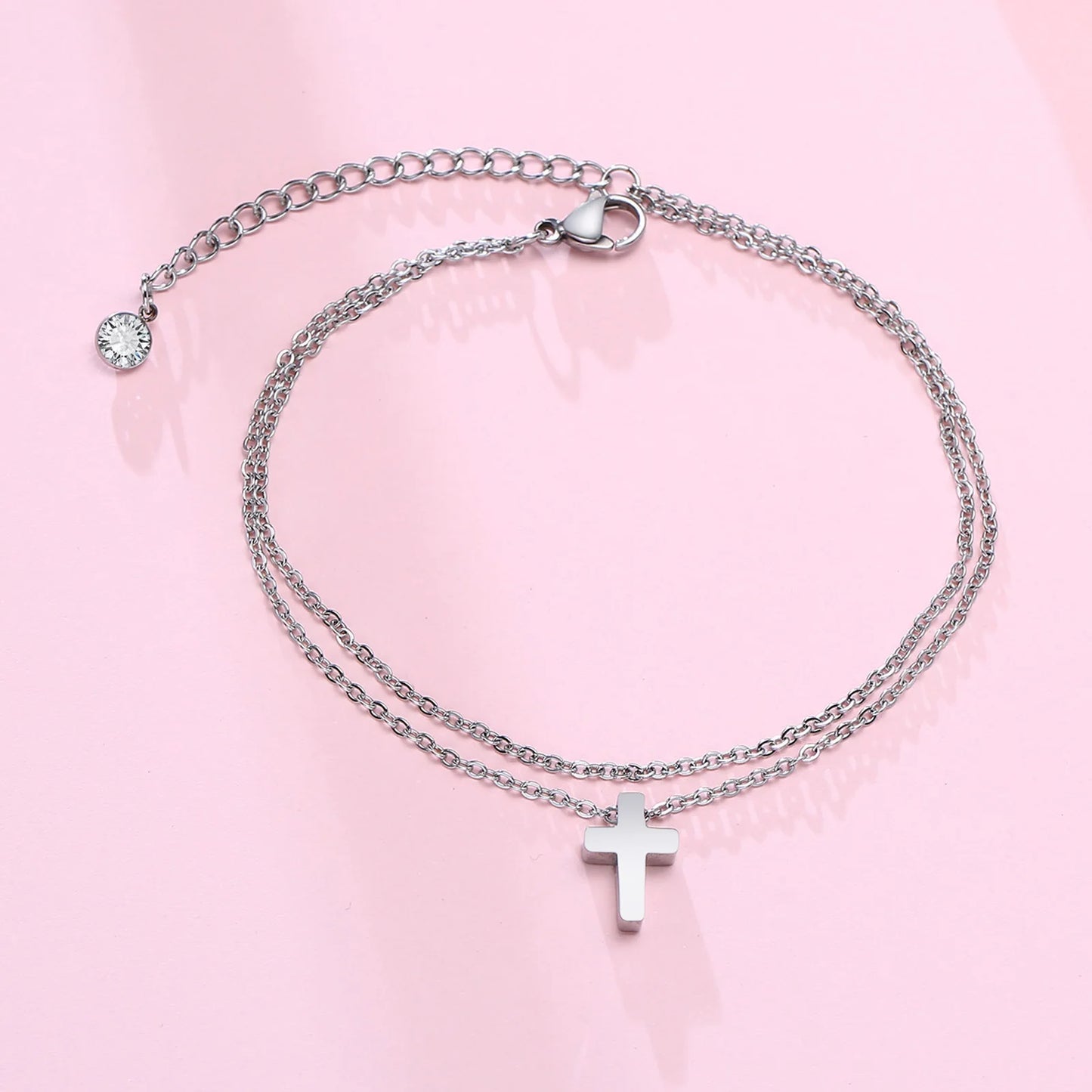 Unisex Figaro Chain Anklet Adjustable Stainless Steel | Elegant Design-5