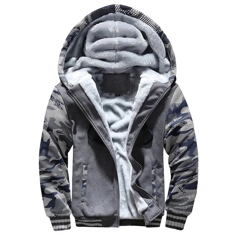 Men Fleece-Lined Winter Hoodie | Jack