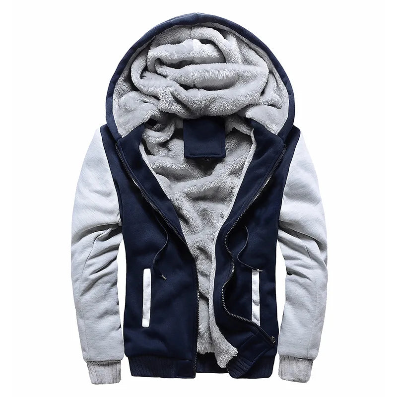 Men Fleece-Lined Winter Hoodie | Jack