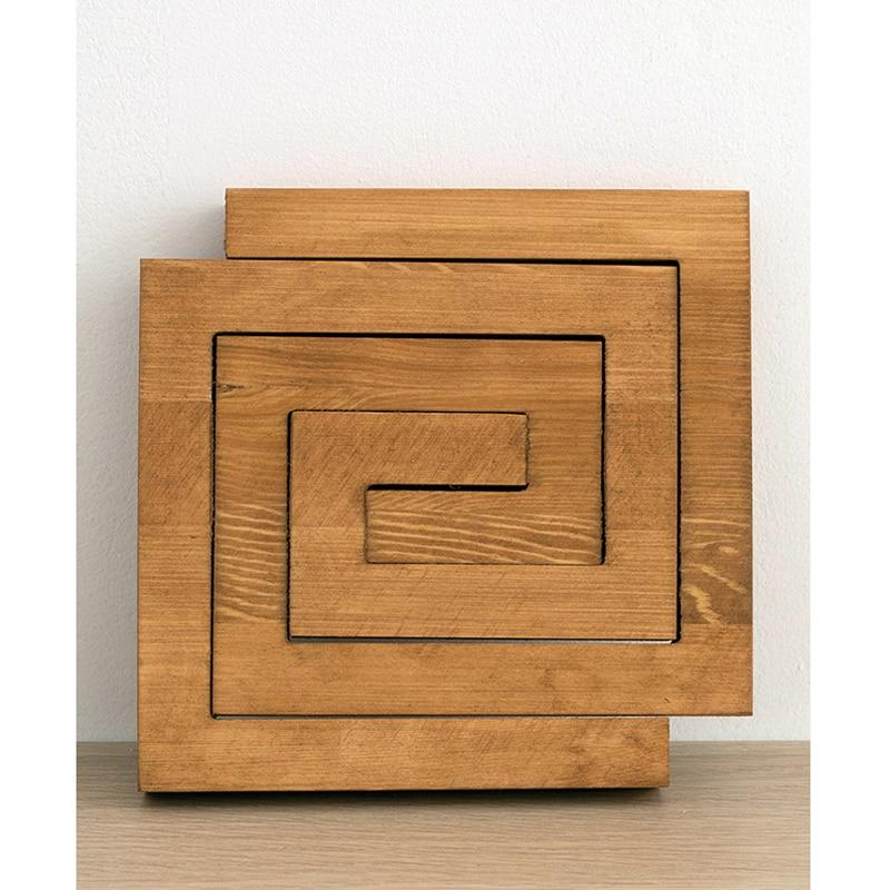 Pine Wood Interlocking Trivet Set – Heat-Resistant Surface Protectors