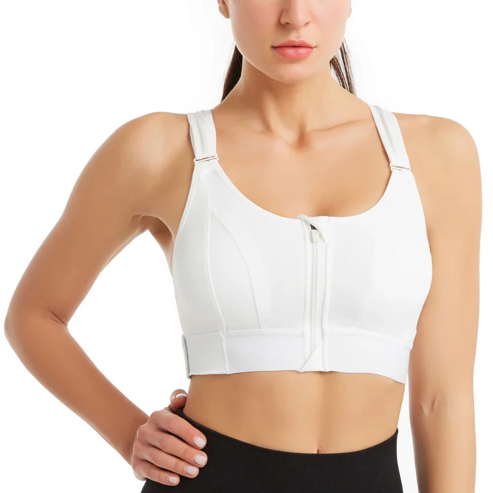 Variant image for Women High Impact Sports Bra Black Polyester | Audrey-9