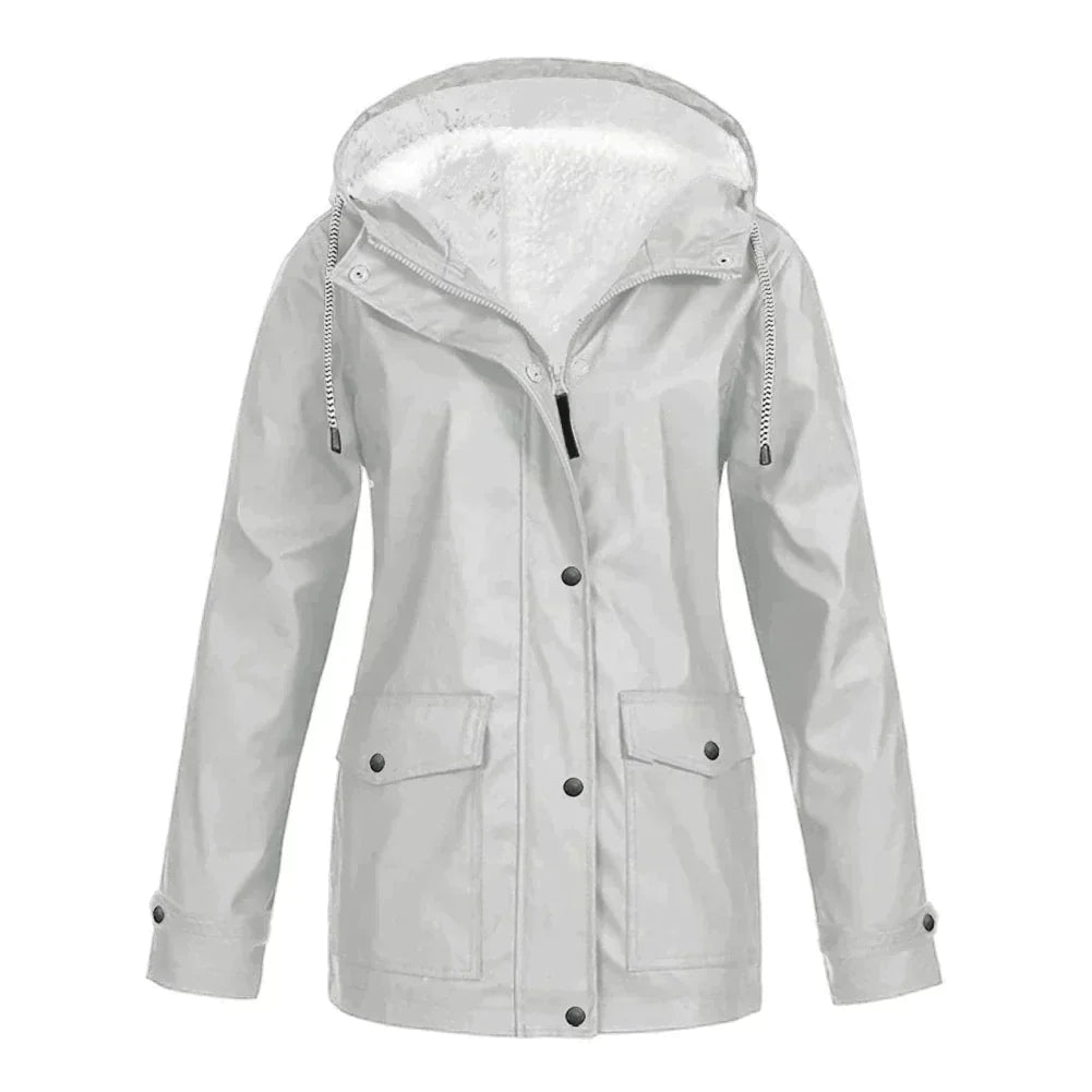 Women Waterproof Hooded Parka | Elisia