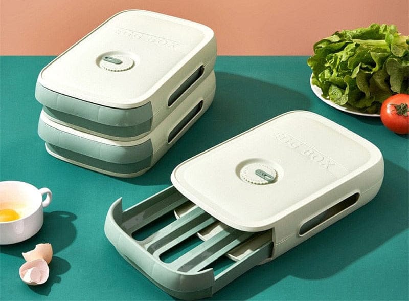 Stackable Egg Storage Drawer with Ventilation
