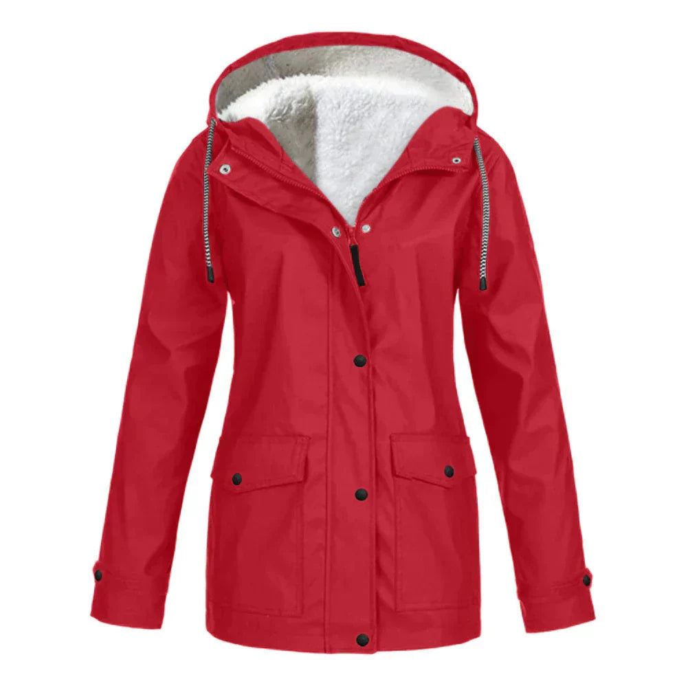 Women Waterproof Hooded Parka | Elisia