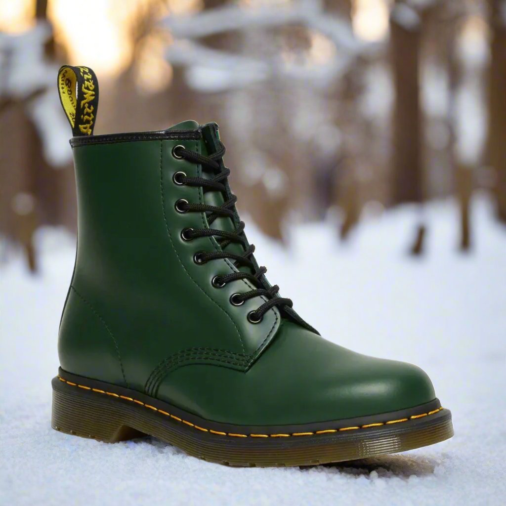 Men's Snow Boots Black Water-Resistant PU Eco-Leather | Arctic-5
