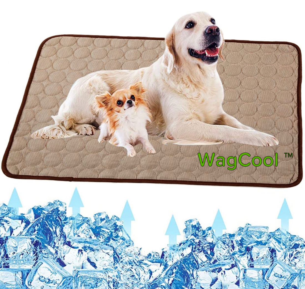 Pet Cooling Mat Blue Ice Silk | CoolPaws-4