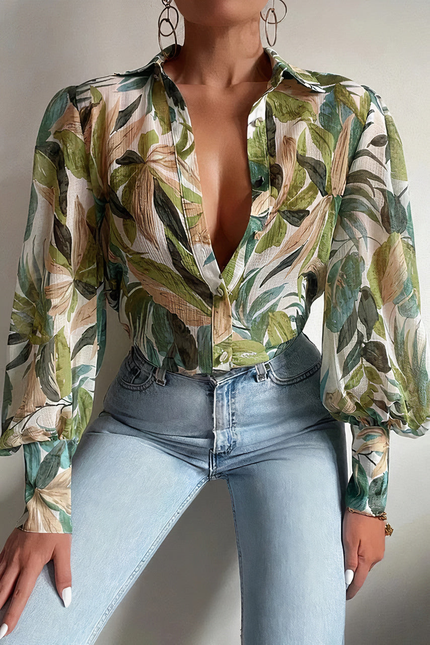 Women Bold Tie-Front Blouse | Kyle