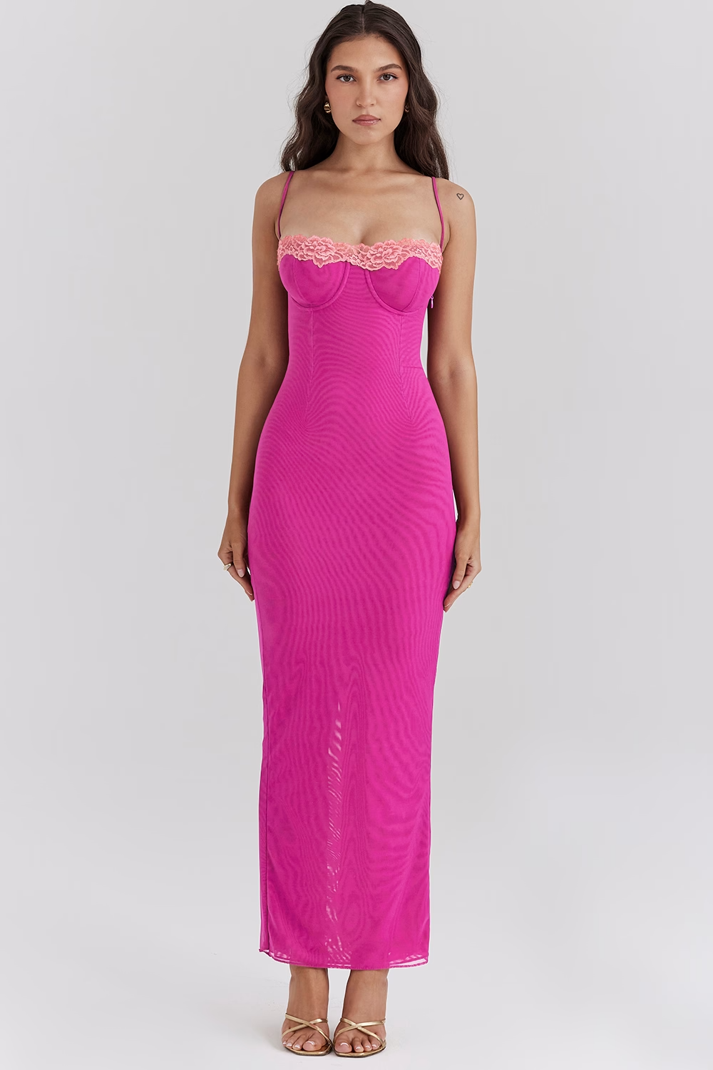 Women Elegant Evening Maxi Dress | Mirrin