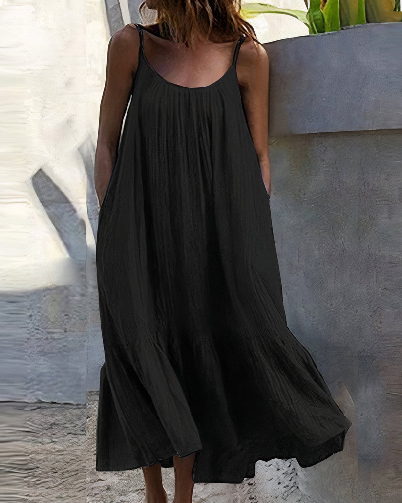 Women Flowy Sleeveless Dress | Claire