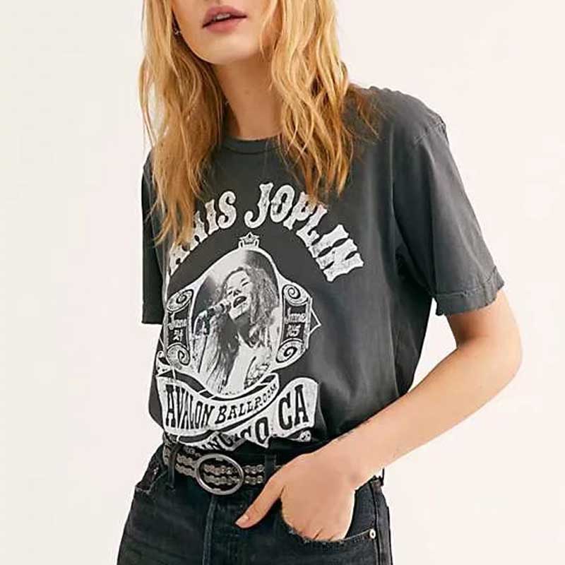 Women Retro Music Graphic T-Shirt | Meredith