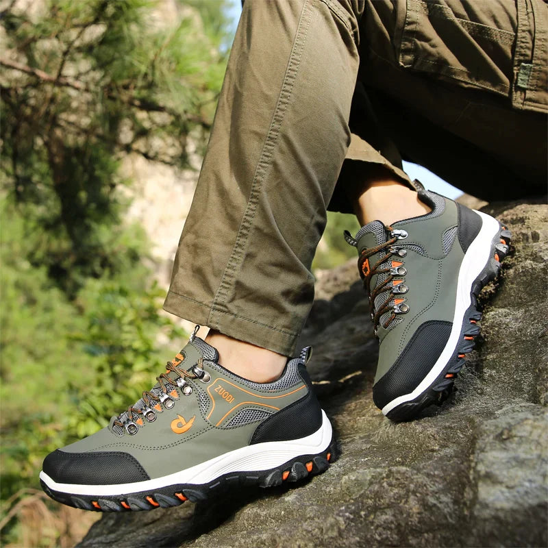 Men Walking Shoe Black Ergonomic | Comfort Step-5