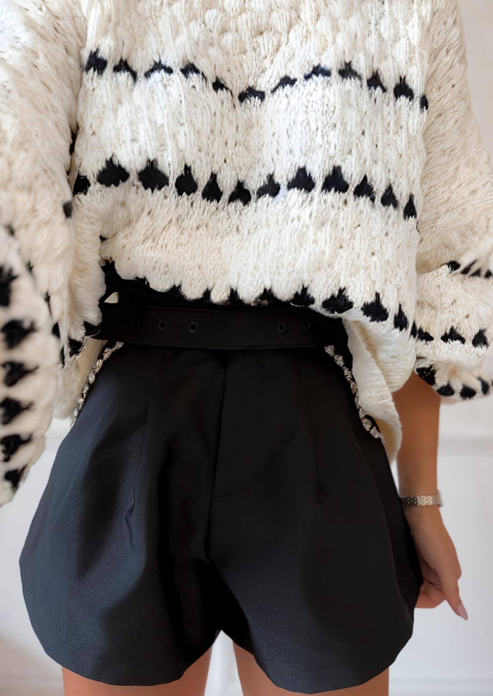 Women Chunky Lantern Sleeve Knit Sweater | Andrielle