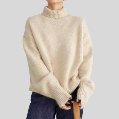 Women Oversized Turtleneck Sweater | Arlenne