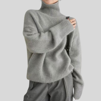 Women Oversized Turtleneck Sweater | Arlenne