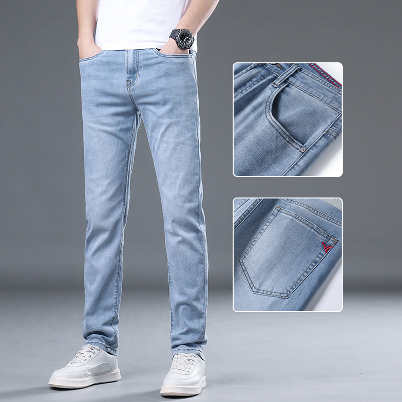 Men's Jeans Blue Ice Silk | Charles-3