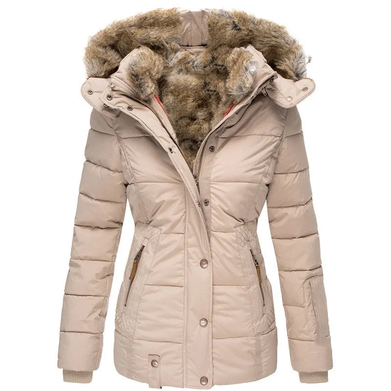 Women Faux Fur-Lined Winter Parka | Adira