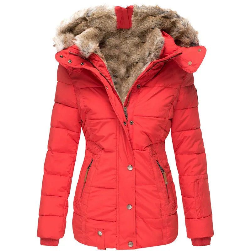 Women Faux Fur-Lined Winter Parka | Adira