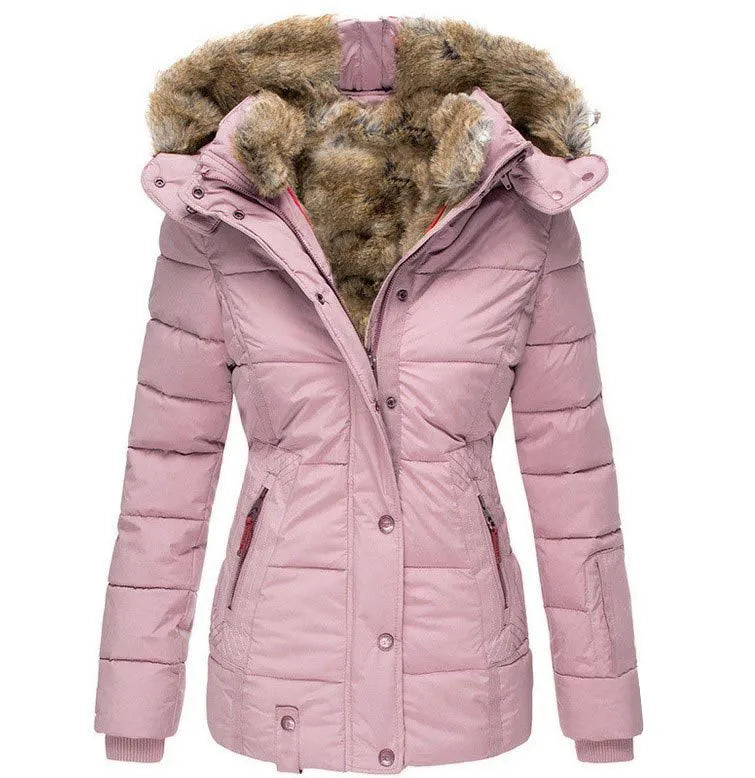 Women Faux Fur-Lined Winter Parka | Adira