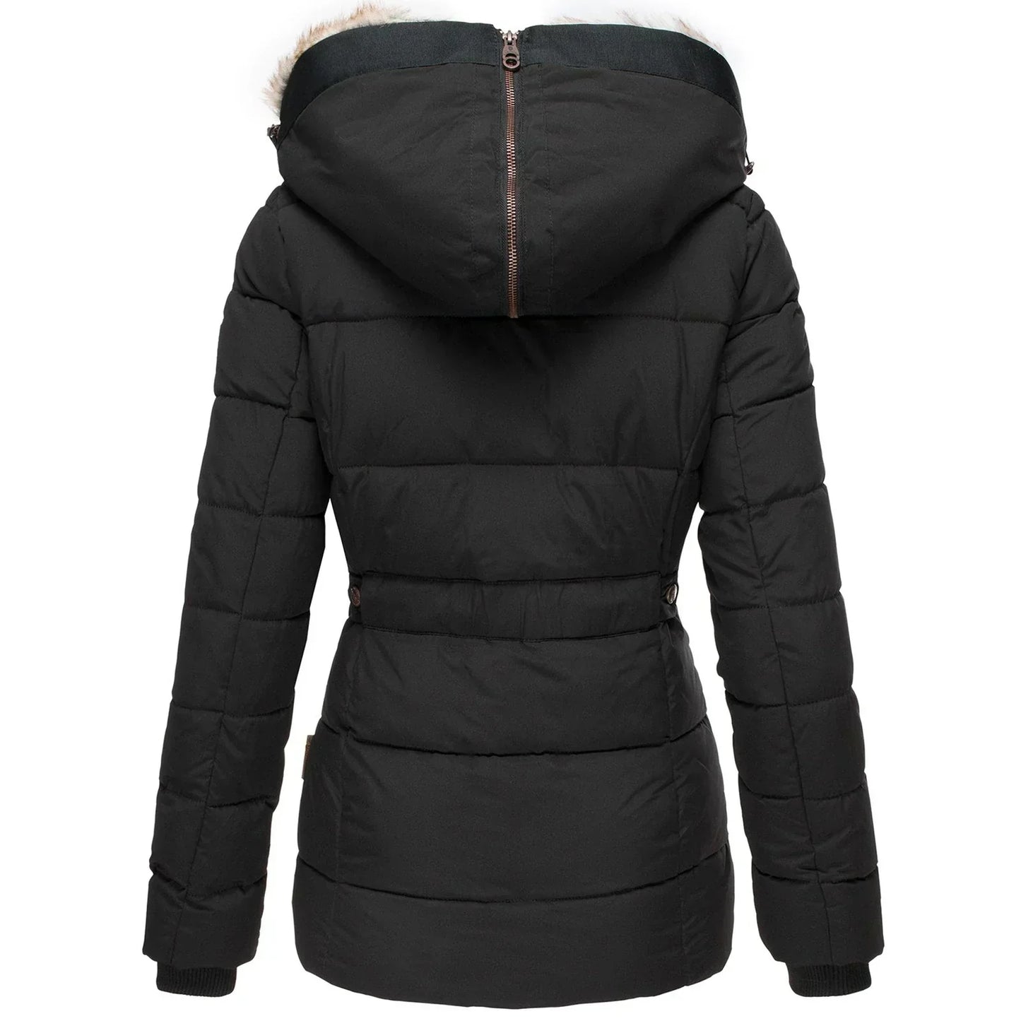 Women Faux Fur-Lined Winter Parka | Adira