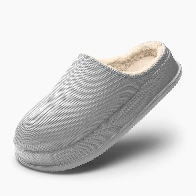 Men Slippers Grey Fur | Comfort-2